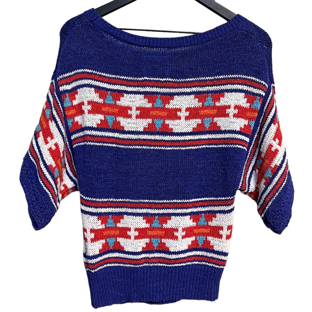 AMERICAN EAGLE OUTFITTERS aztec tribal print dolman sweater Size XSmall - Picture 7 of 15